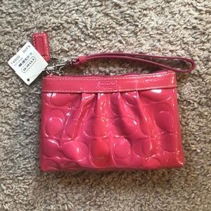 Brand new: Coach pink clutch